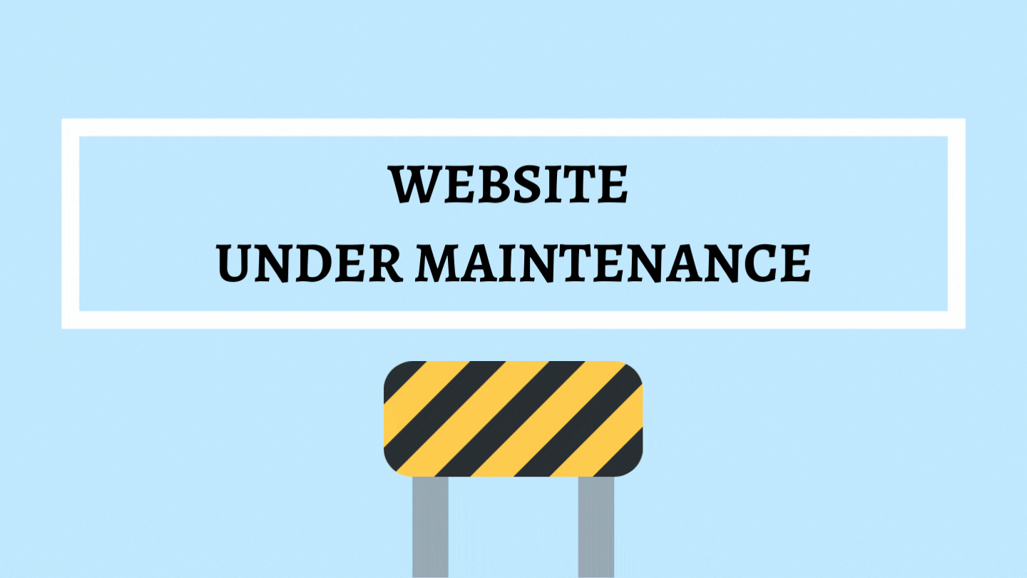 Site under maintenance